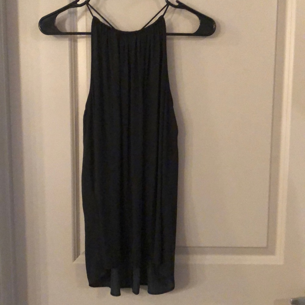 LOFT Black High Neck Tank